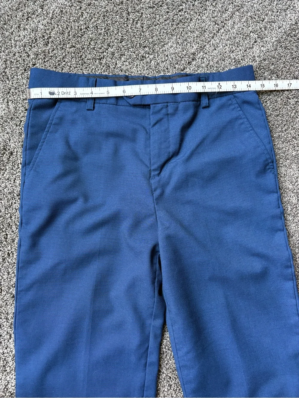 Isaac Mizrahi Boys/Teens Blue Dress Pants